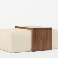 Twin Lakes Waterfall Table & Ottoman