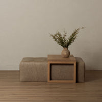 Capitola Coffee Table & Ottoman