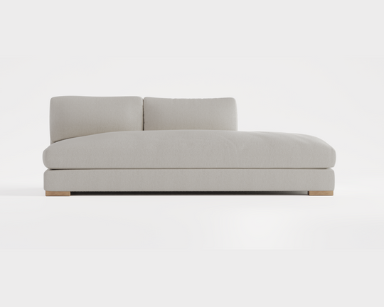 Brooklyn RAF Armless Bumper Chaise