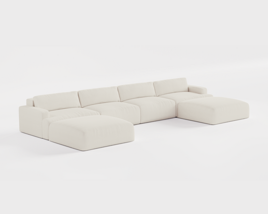 Byron Modular Double Chaise Sectional