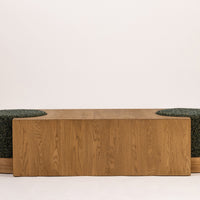 Delta Coffee Table and Ottomans