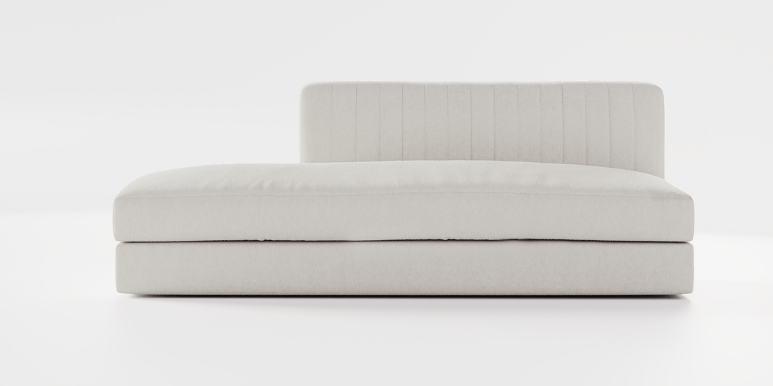 Kaplan LAF Armless Bumper Chaise