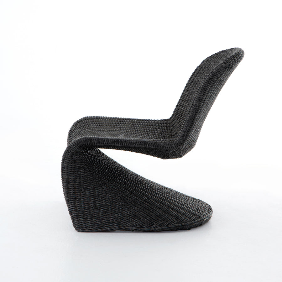 Montauk Lounge Chair Vintage Black