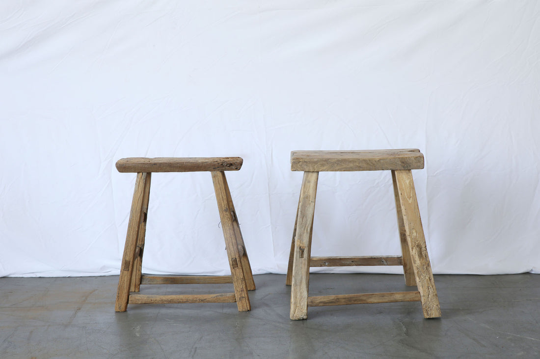 V Rider Wood Stool